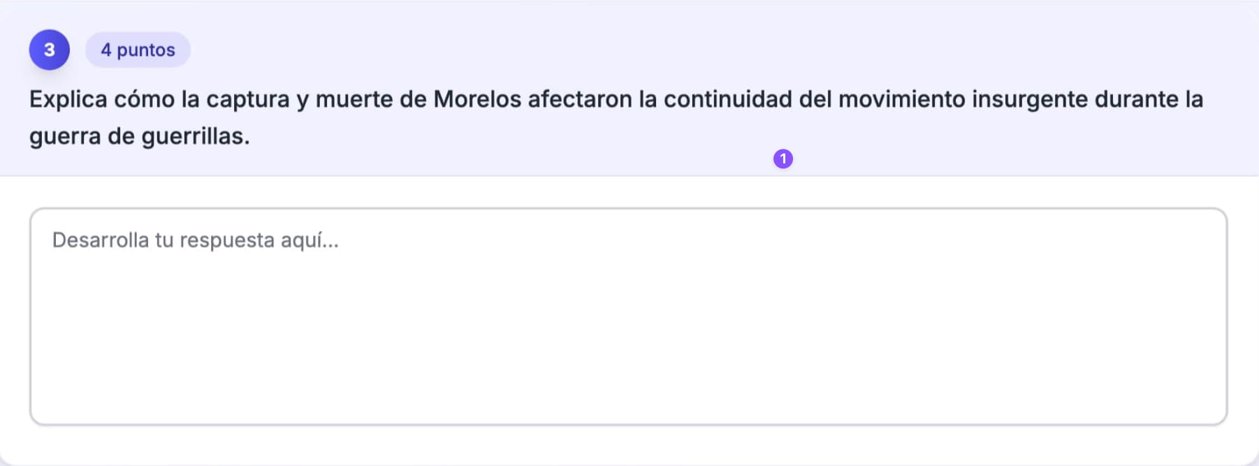 Mezcla de formatos de pregunta en una evaluación